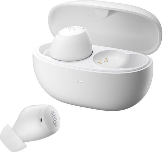QCY HT07 In-ear Bluetooth Handsfree Earphones with Sweat Resistance and Charging Case White