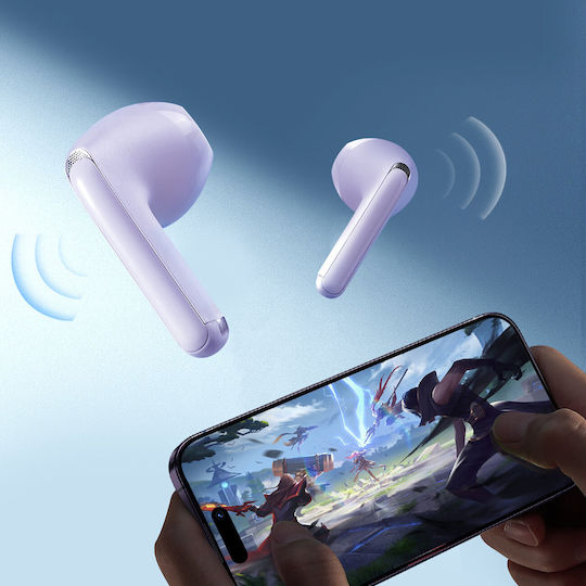 Joyroom JR-FB1 Earbud Bluetooth Handsfree Earphones with Charging Case Purple
