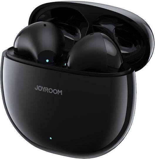 Joyroom JR-PB1 Earbud Bluetooth Handsfree Ακουστικά με Αντοχή στον Ιδρώτα και Θήκη Φόρτισης Μαύρα