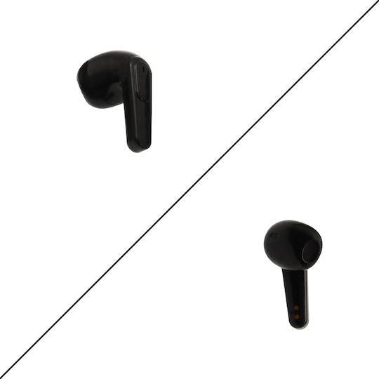 KLGO HK-80BL Earbud Bluetooth Handsfree Ακουστικά με Αντοχή στον Ιδρώτα και Θήκη Φόρτισης Μαύρα