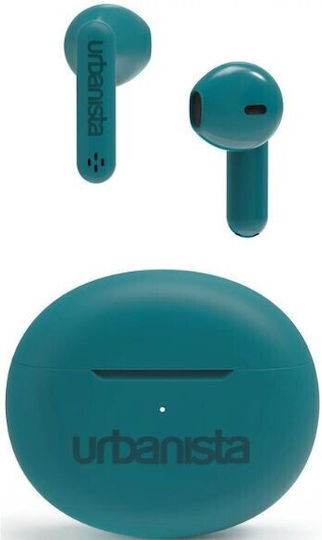Urbanista Austin Earbud Bluetooth Handsfree Earphones with Sweat Resistance and Charging Case Lake Green