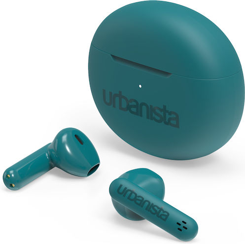 Urbanista Austin Earbud Bluetooth Handsfree Earphones with Sweat Resistance and Charging Case Lake Green