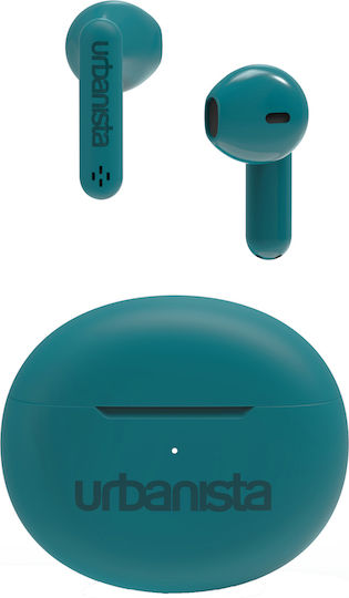 Urbanista Austin Earbud Bluetooth Handsfree Earphones with Sweat Resistance and Charging Case Lake Green