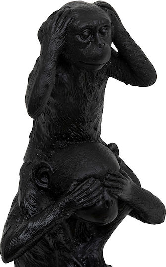 Dekorative Affe aus Polyresin 8.4x8x24.5cm 1Stück
