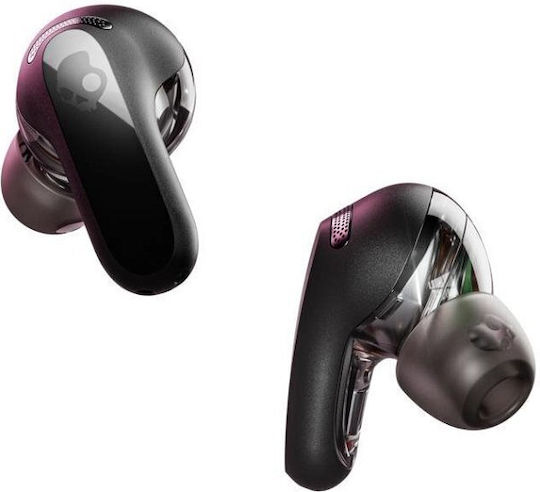 Skullcandy Rail In-ear Bluetooth Handsfree Ακουστικά με Αντοχή στον Ιδρώτα και Θήκη Φόρτισης Μαύρα