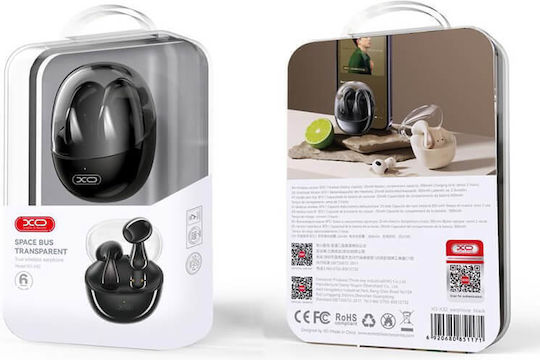 XO X32 Space Bus Earbud Bluetooth хендсфри Слушалки с Кутийка за Зареждане Черен