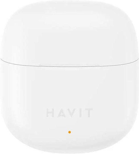 Havit TW976 Ohrstöpsel Bluetooth-Freisprecheinrichtung Kopfhörer mit Ladeetui Weiß
