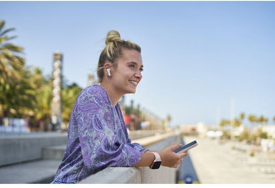 Vieta Pro Feel In-ear Bluetooth Handsfree Ακουστικά με Θήκη Φόρτισης Λευκά