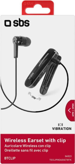 SBS BT300 In-ear Bluetooth Handsfree Ακουστικό Black