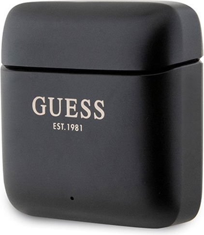 Guess Printed Logo In ear Bluetooth хендсфри Слушалки с Кутийка за Зареждане Черен
