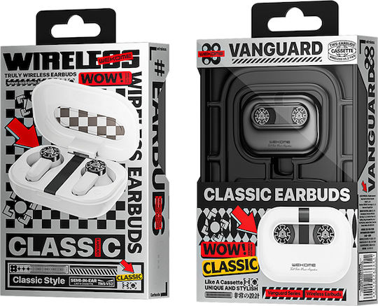 WK Va06 Earbud Bluetooth Handsfree Ακουστικά με Θήκη Φόρτισης Πράσινα
