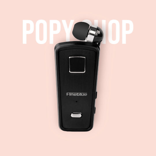 Fineblue F980 In-ear Bluetooth Handsfree Ακουστικά Μαύρα