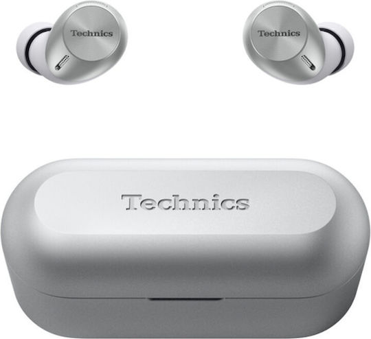 Technics EAH-AZ40M2 In-Ear Bluetooth-Freisprecheinrichtung Kopfhörer mit Schweißresistenz und Ladeetui Silber