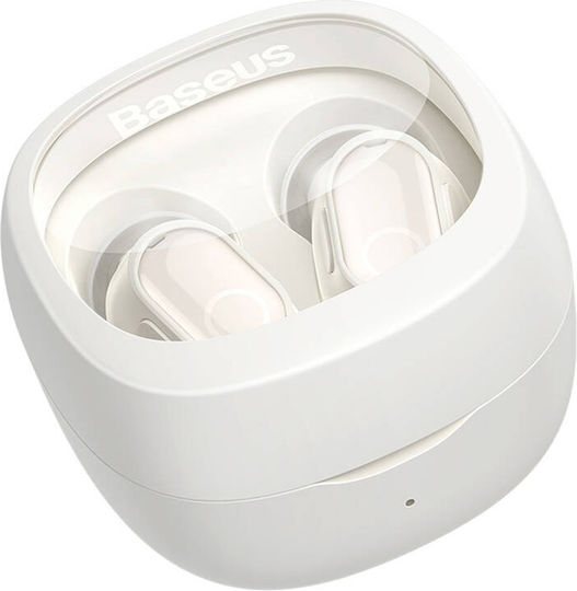Baseus Bowie Wm02 Tws In-ear Bluetooth Handsfree Earphones with Charging Case Creamy White