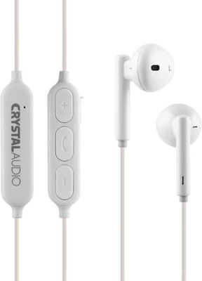 Crystal Audio BIE-02 In-ear Bluetooth Handsfree Ακουστικά Λευκά