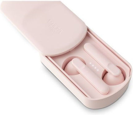Vieta Pro Enjoy In-ear Bluetooth Handsfree Ακουστικά με Θήκη Φόρτισης Ροζ