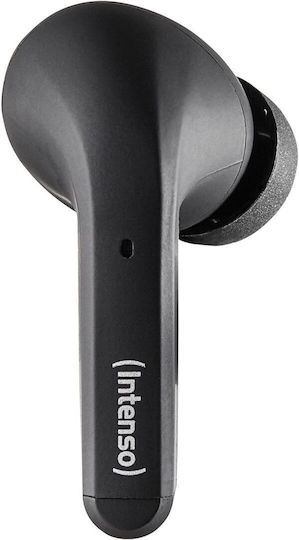 Intenso Black Buds T300a Bluetooth Handsfree Căști cu Carcasă de Încărcare Negru