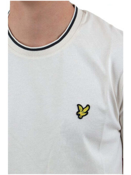 Lyle and Scott Ανδρικό T-shirt Κοντομάνικο Ασημί