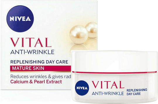 Nivea Vital Αντιγηραντική Κρέμα Προσώπου Ημέρας για Μικτές Επιδερμίδες 50ml