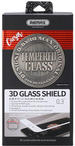 Remax Caesar 3D Full Face Tempered Glass Μαύρο (iPhone 8 Plus / 7 Plus)