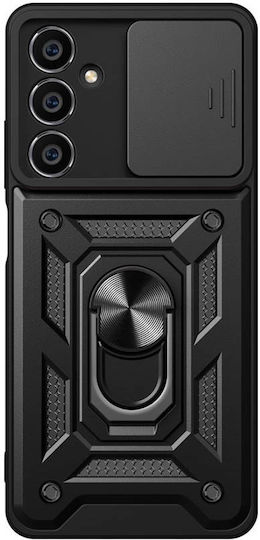 Tech-Protect Camshield Pro Задна корица Силикон / Пластмаса Магнитен Черен (Galaxy S23 FE)