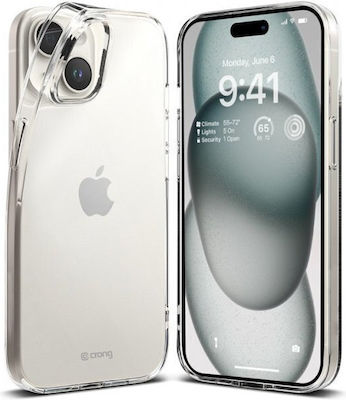 Crong Silicone Back Cover Transparent (iPhone 15)