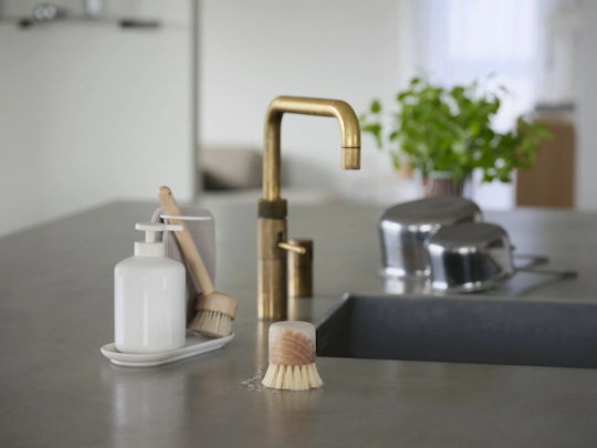Zone Denmark 29721 Hölzernes Reinigungsbürsten mit Handgriff für Platten Beige 1Stück