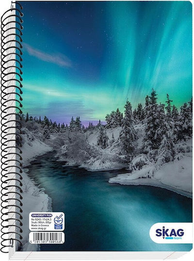 Skag Skag Spiral Notebook B5 University Fun 3 Subjects Boy Random Design Selection