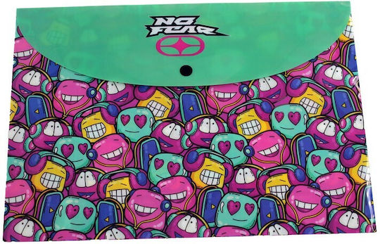 File Folder Button A4 Bmu No Fear Music 348-28580 No Fear