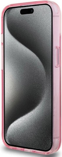 Karl Lagerfeld Choupette Head Magsafe Back Cover Πλαστικό Ροζ (iPhone 15)
