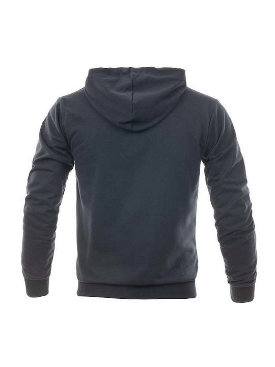 Senior Men's Sweatshirt with Hood Blue