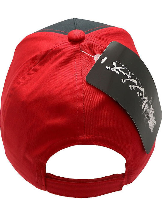 Superheroes Kids' Hat Jockey Fabric Tokyo Revengers Red EX4062