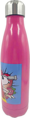 Thermos Wasserflasche Bmu Peanuts Snoopy Ss Edelstahl 500ml Fuchsia 555-82243 Peanuts