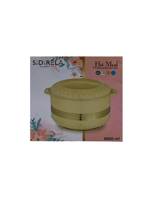 Sidirela Plastic Thermo Lunch Box White