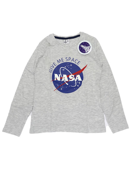 NASA Kinder Schlafanzug Winter Baumwolle Gray