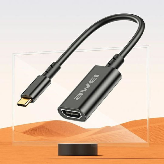 Awei USB-C Male to HDMI Female Converter 1 Piece CL-217T
