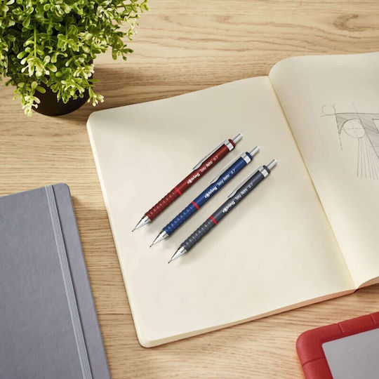 Rotring Tikky Retro 0.7mm Red Mechanical Pencil 3026982026316