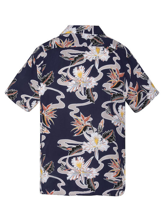 Schott Men's Shirt Short Sleeve Navyhawai