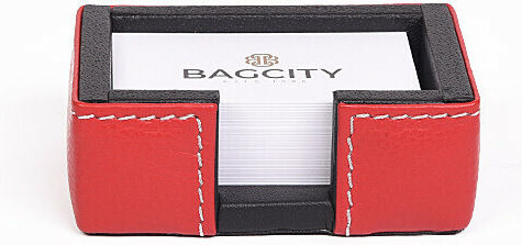Bagcity Σετ Γραφείου Κόκκινο 7 Τεμαχίων Σουμέν Καπάκι 60 X 40 Γνήσιο Δέρμα Red53n 1211-06
