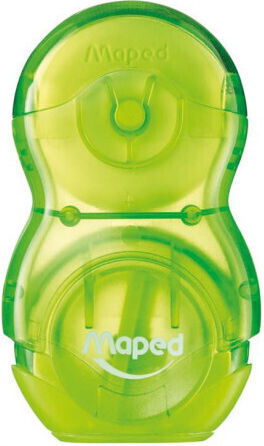 Maped Πλαστική Ξύστρα Πολύχρωμη με Γόμα