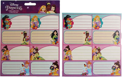 Gim 2 Sheets 16 Labels Disney Princess 771-16246 Gim