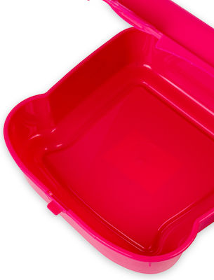 Hega Hogar Plastic Kids' Food Container Fuchsia x x 5pcs