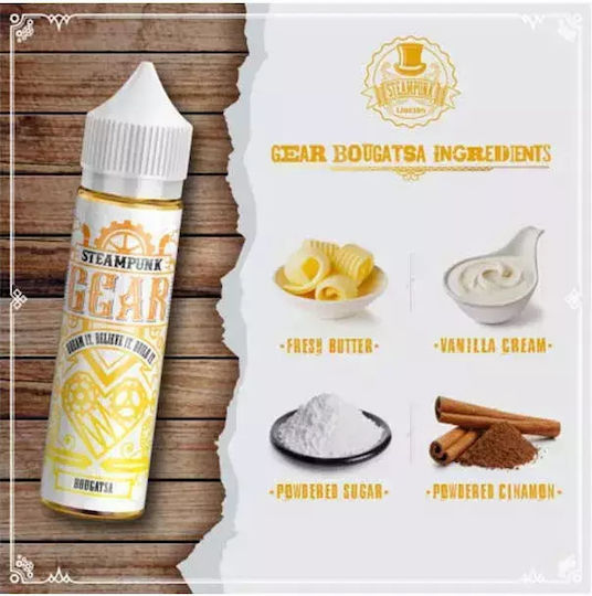 Steampunk Gear Bougatsa 20/60ml Buttercreme Vanille Zucker & Zimt