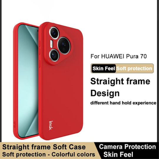 Imak Back Cover Silicone Red (Huawei Pura 70)
