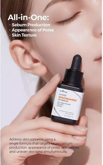 Isntree Niacinamide 20 Серум За Лице с Ниацинамид и Хиалуронова Киселина за Блясък 20ml