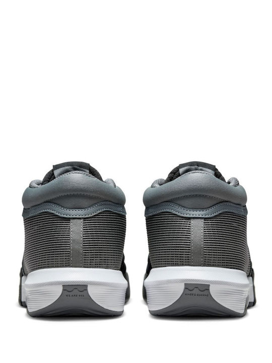 LeBron Witness 8 Ψηλά Μπασκετικά Παπούτσια Cool Grey / Μαύρο / Λευκό