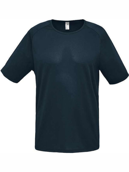 Sol's Sporty Men's Short Sleeve Promotional T-Shirt Petroleum Blue