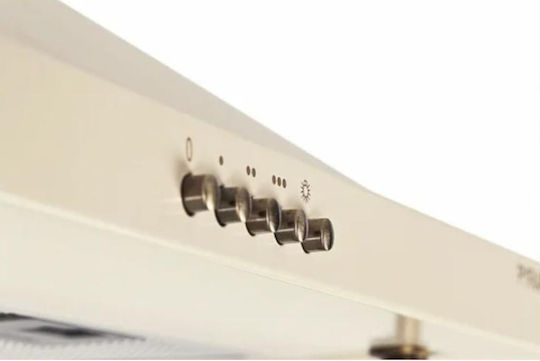 Delux Retro Vent Hood Abzugshaube Schornstein 60cm Creme