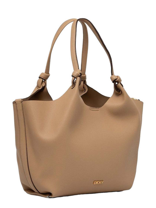 DKNY Set Women's Bag Shopper Shoulder Beige