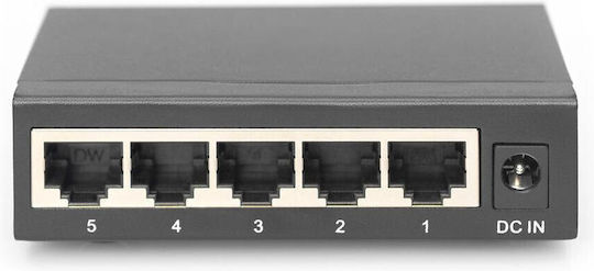 Digitus DN-80202-1 Неуправляем Switch с 5 Портове Гигабитови (1Gbps) Ethernet